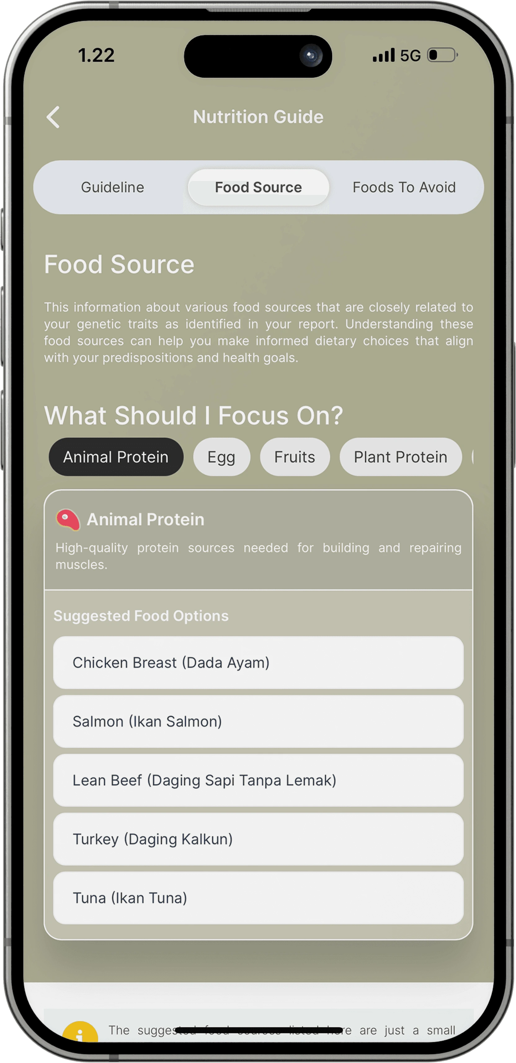 Feature Nourish